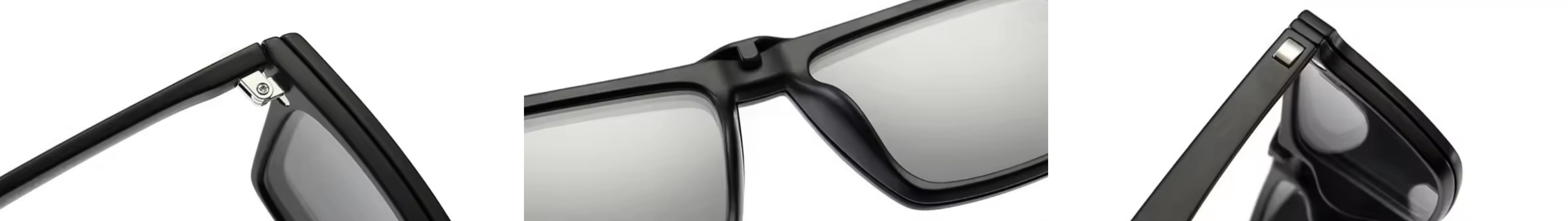 نمای عینک طبی کاوردار مگنتی مدل TR2302 از چند زاویه