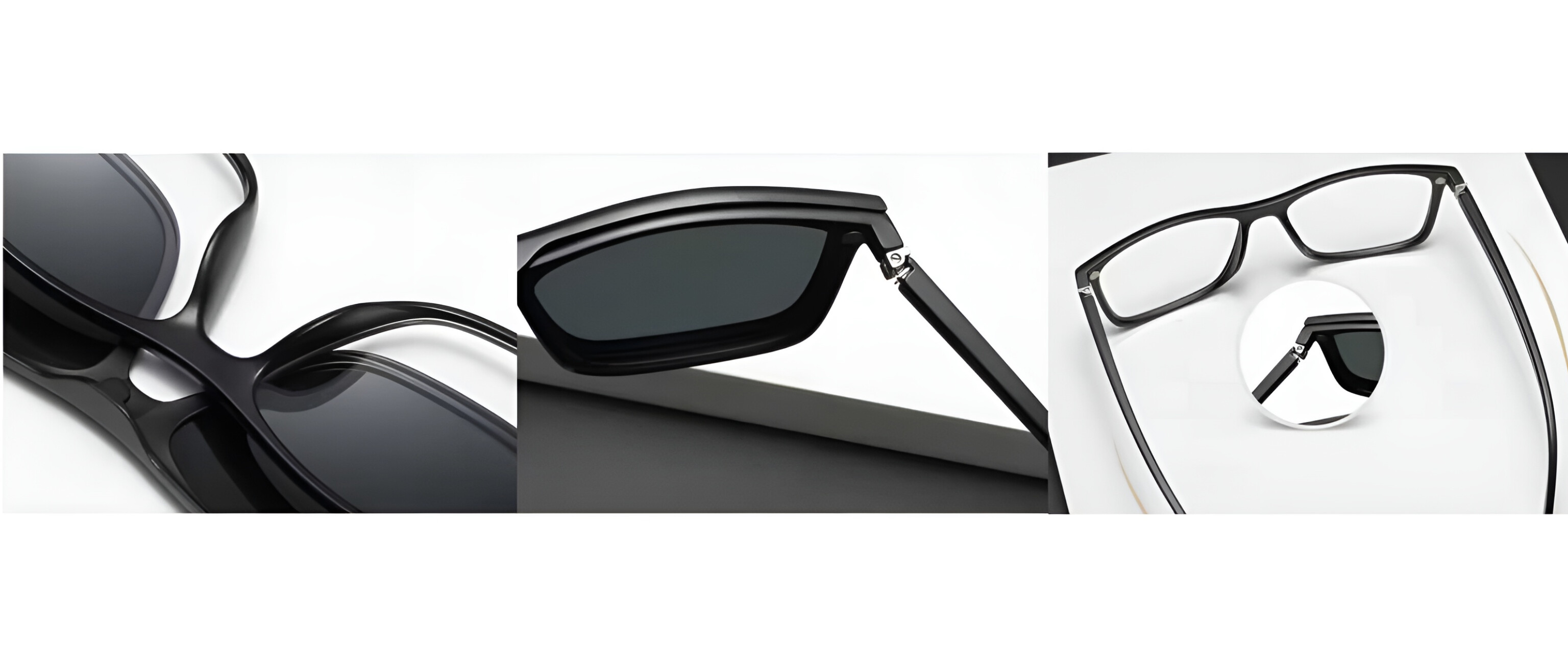 نمای عینک طبی کاوردار مگنتی مدل 2299 از زوایای مختلف