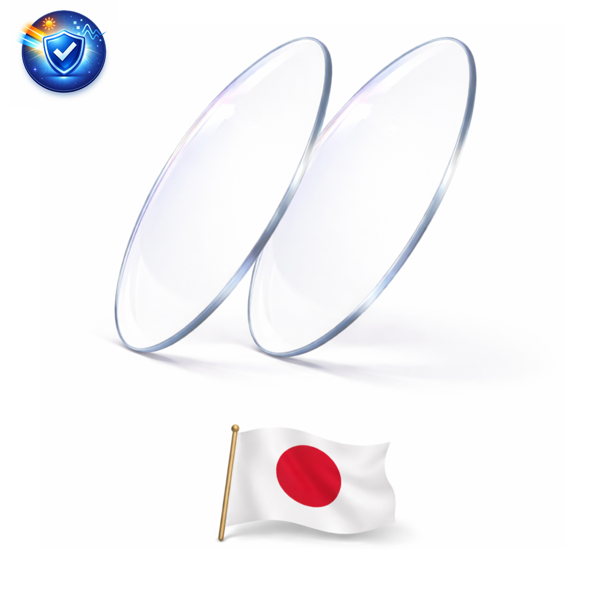 عدسی عینک طبی Blue cut ساخت ژاپن