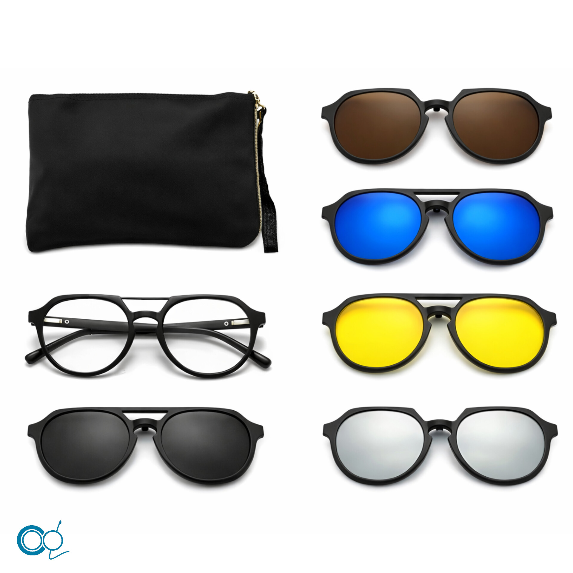 عینک طبی کاوردار مگنتی ۴ و ۵ کاوره مدل TR2337