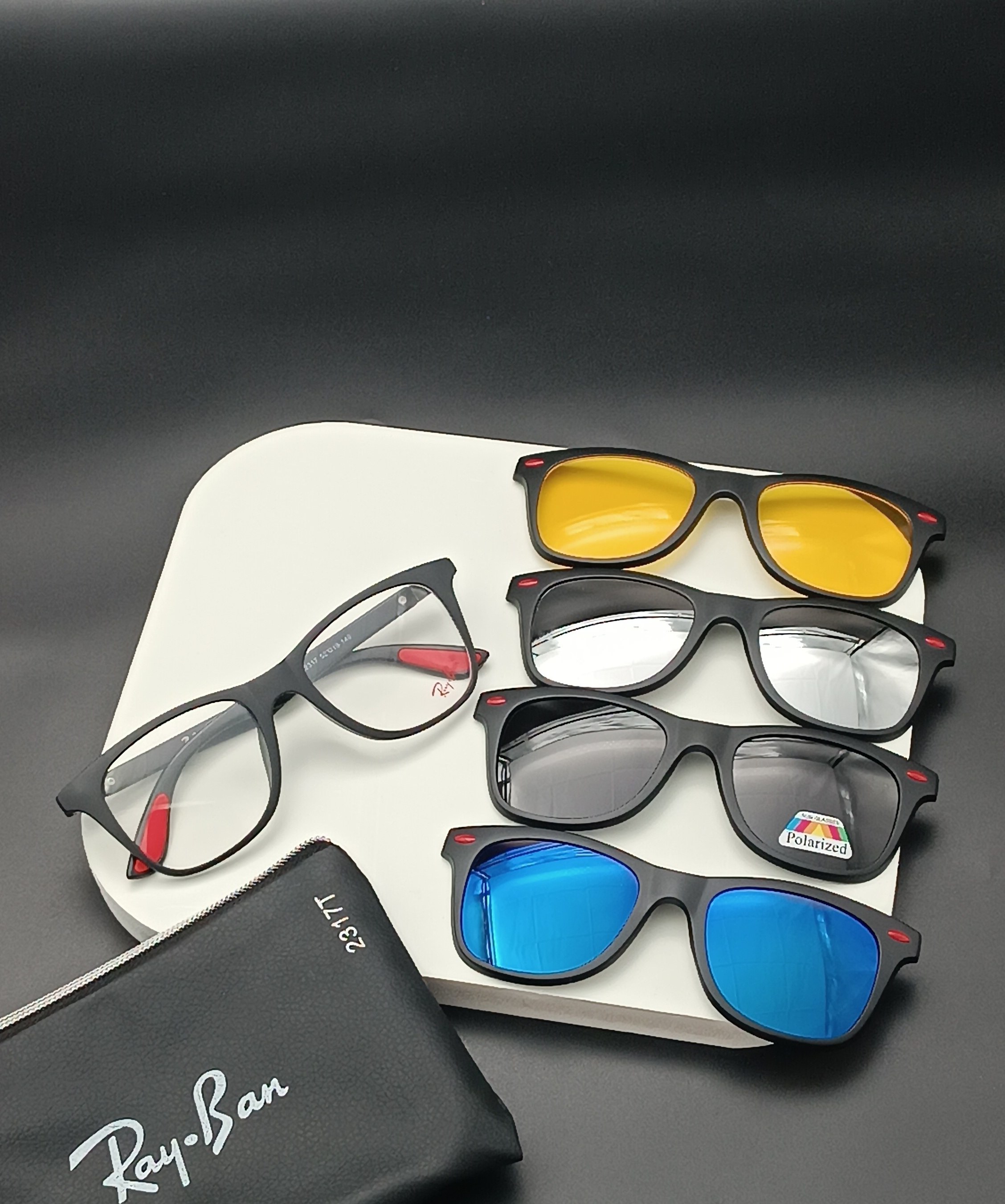 عینک فریم طبی چهار کاوره حرفه ای برند ریبن کد2317