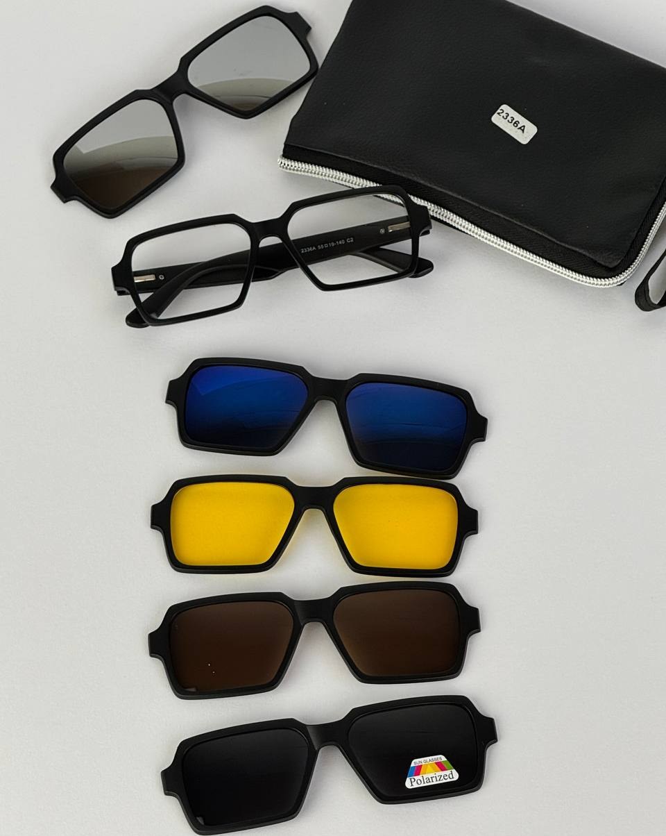 عینک فریم طبی پنج کاور کد 2336 سبک و نشکن مناسب صورتهای متوسط و بزرگ