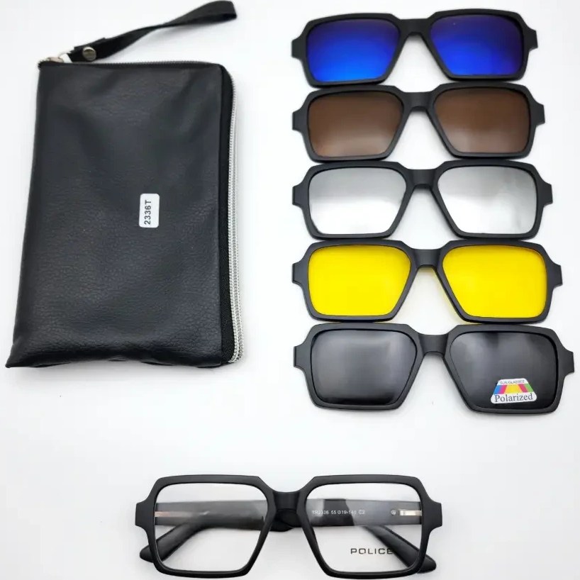 عینک طبی مدل 2336 با ۴ کاور